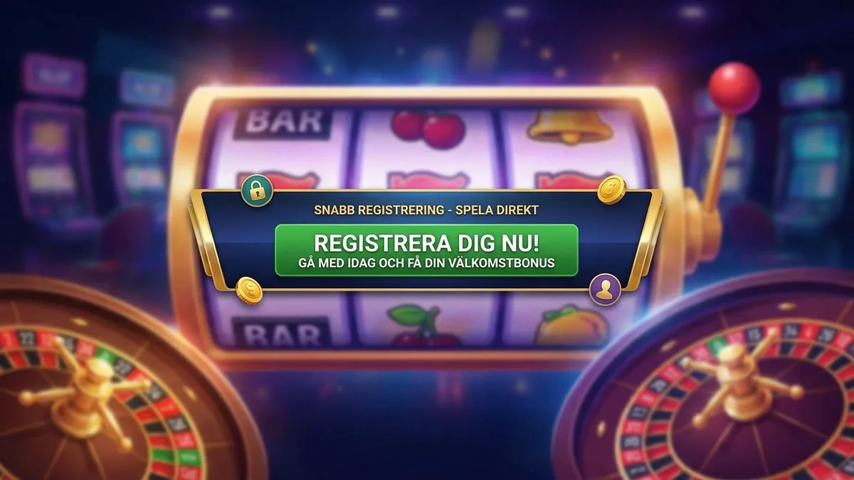 Registrera dig med bonus
